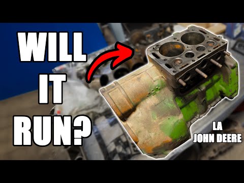 We Fully Restored A 2 Cylinder John Deere Engine From The 1940's!