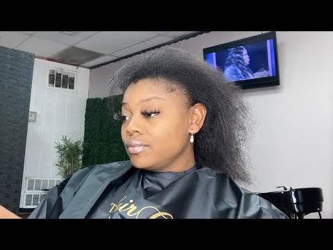 “I don’t want to touch my hair AT ALL!” 