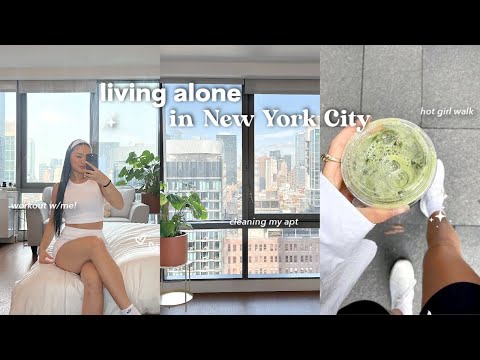 *productive* days in my life: cleaning my apt, hot girl walk, healthy habits, baking, & workout w/me