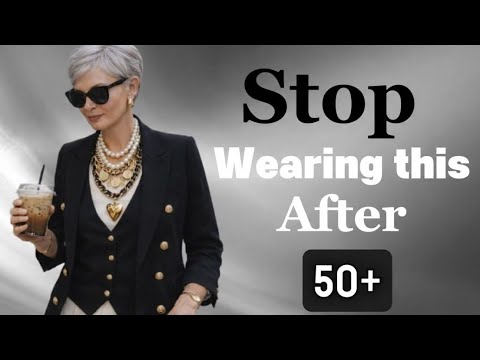 These Fashion Mistakes After 50 Add 10 Years