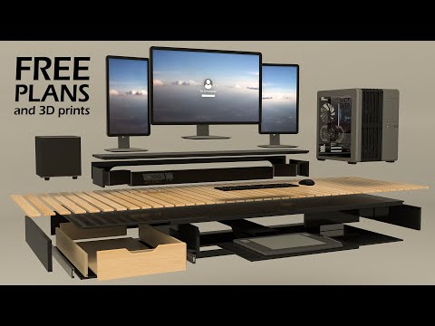 Build a Desk with 3D Printed Tools - The Directors Cut