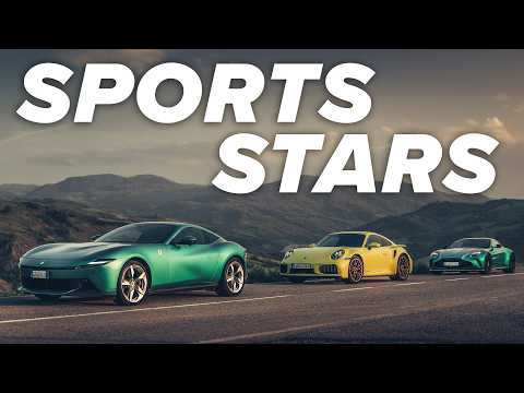Porsche 911 Turbo S vs Aston Martin Vantage S vs Ferrari Amalfi – Who makes the best GT sports car?