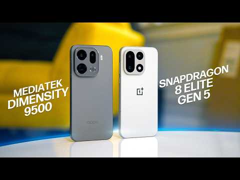 Mediatek Dimensity 9500 vs Snapdragon 8 Elite Gen 5: Gaming Battle Vid!