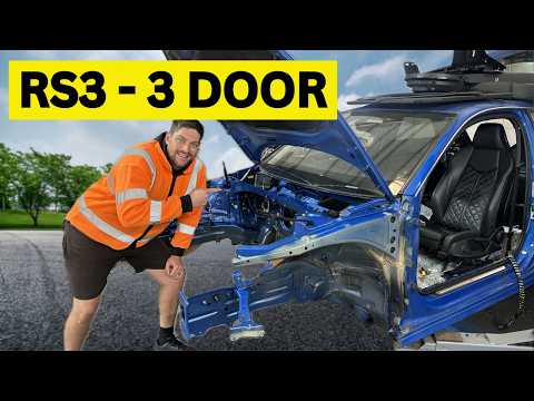 IM BUILDING AN AUDI RS3 FROM SCRATCH!!... PT4 CHASSIS SWAP