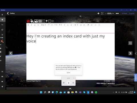 NoteDex Voice Typing on Windows