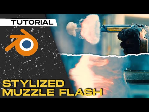 3D MUZZLE FLASH in BLENDER | Mantaflow