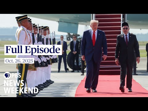 PBS News Weekend full episode, Oct. 26, 2025