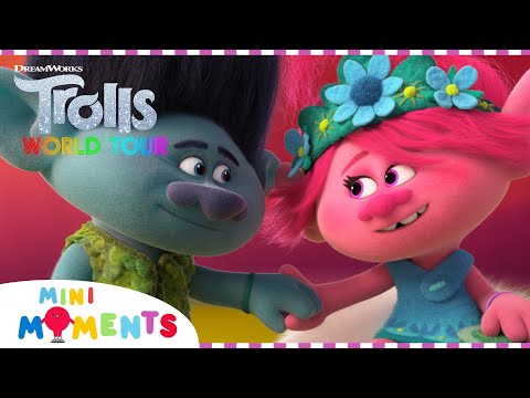 The Compete Story Of Poppy and Branch 💖 | Trolls World Tour | Movie Moments | Mini Moments
