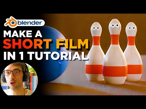 Animation For Beginners! Default Cube To Short Film in 29 Minutes | Blender Tutorial