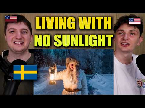 Americans React to Living with the Dark Winters in Sweden | Midnight sun & Polar night