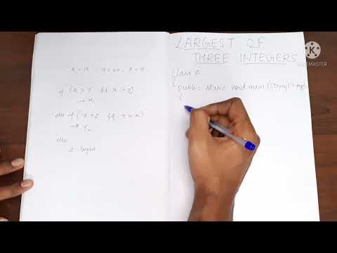 Largest of Three Numbers | Java | Program to find the Largest value among three Numbers