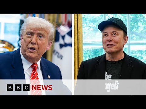Elon Musk calls Donald Trump's tax bill a 'disgusting abomination' | BBC News