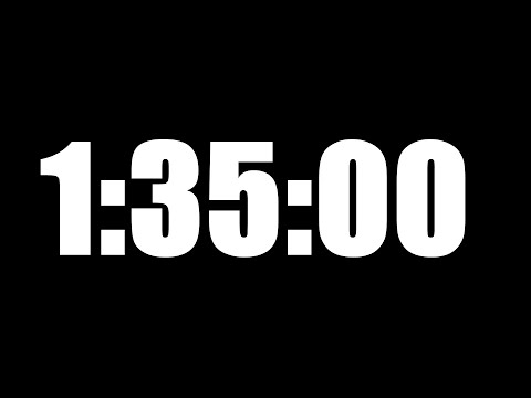 1 HOUR 35 MINUTE TIMER • 95 MINUTE COUNTDOWN TIMER ⏰ LOUD ALARM ⏰