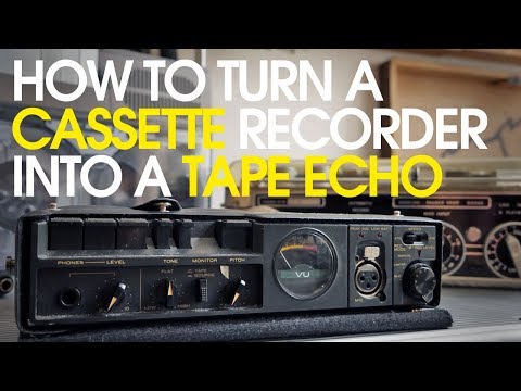 How to turn a cassette recorder into a tape echo