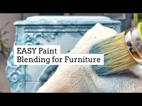 EASY Paint Blending | Furniture Makeover