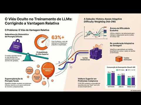 Como corrigir o viés do GRPO em RLVR (HA-DW explicado)