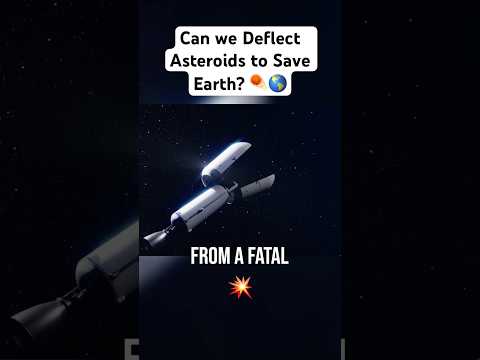 Can We Deflect Asteroids ☄️ to Save Earth? 🌍 #engineering #asteroids #space