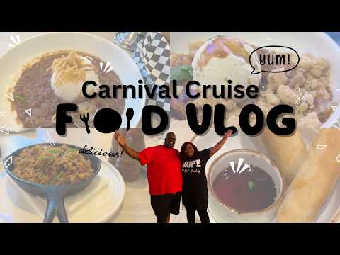 Everything We Ate on Our Cruises 🤤🍽️ | Carnival Cruise Food Compilation #CarnivalCruise #cruisefood