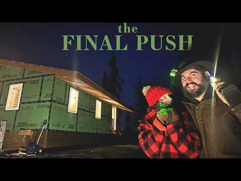 Racing Alaska's Shortest Days: Supply Run + Completing Our Off-Grid Cabin Exterior