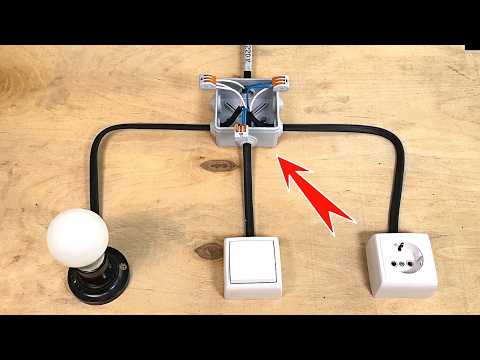 Electricians don't want you to know about this! Connect the light switch in 2 minutes!
