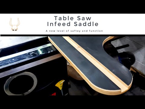 New Level of Safety and Function for the Table Saw || Clamp On In Feed Table