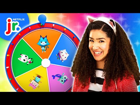 Gabby's Mystery Wheel of Gabby Cats! ๐ป Gabby's Dollhouse | Netflix Jr