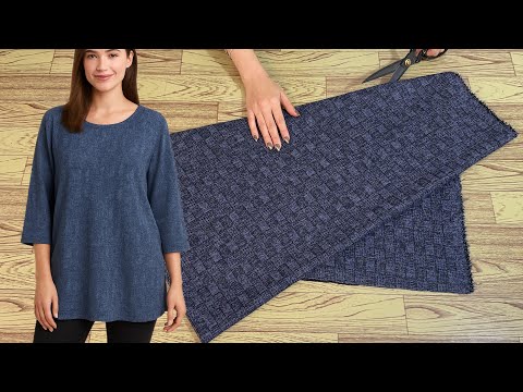 🎈A Gorgeous Blouse You Can Wear In 1 Hour With Just  a Little Fabric!