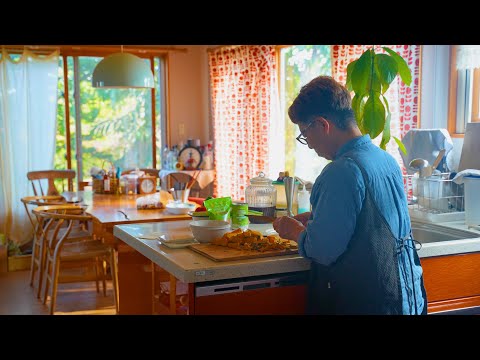 Autumn Lifestyle and Food in Japanese Countryside | Tempura, Salmon Roe, Kabocha Squash