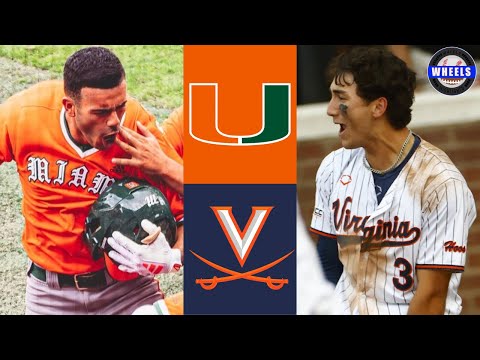 Miami vs Virginia (AMAZING!) | G2 | 2025 College Baseball Highlights