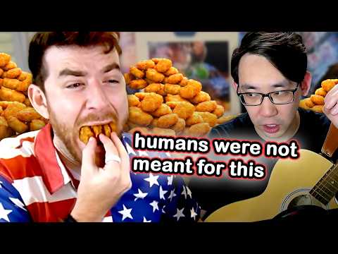 2 Americans attempt the 100 McNugget Challenge