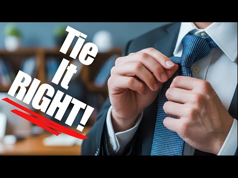 How to Tie a Tie (The BEST Method)