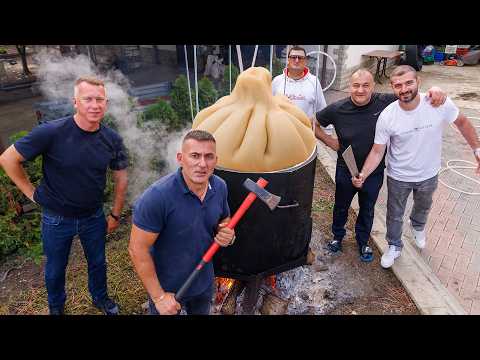 120 kg KHINKALI. WE HAVE COOKED THE WORLD'S LARGEST KHINKALI.