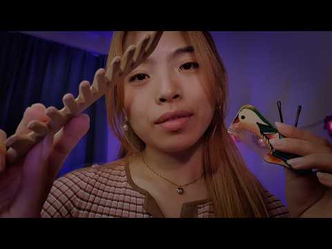 You're so tired, let me soothe your scalp until you sleep 😌 ASMR Scalp Scratching & Hair Brushing
