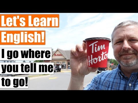 An English Lesson on the Road! I Will Go Where You Tell Me To Go and Teach Some English!