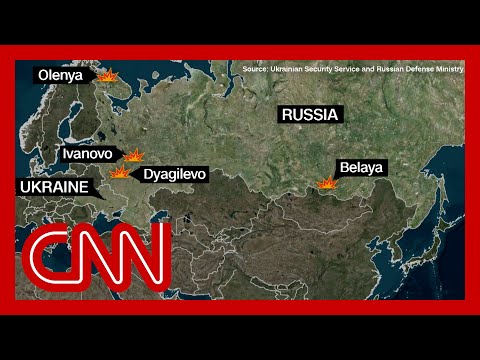 New images show extent of Ukraine's surprise attack on Russia