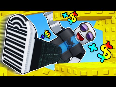 kicking WALLS to escape Roblox Prison...