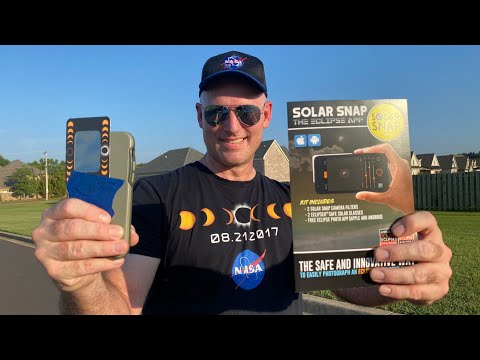 Solar Eclipse- How To Use The Solar Snap App For Your Phone.  2023 Annular, 2024 Total Solar Eclipse