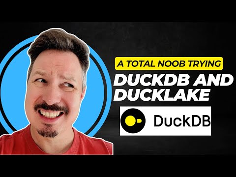 Watch a Complete NOOB Try DuckDB and DuckLake for the first time