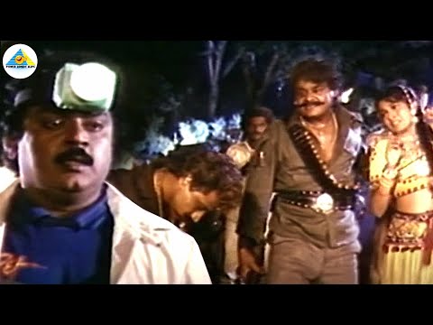 எதிரிக்கு எதிரி, நமக்கு நண்பன் | Captain Prabhakaran Movie Compilation | Vijayakanth | Sarath Kumar