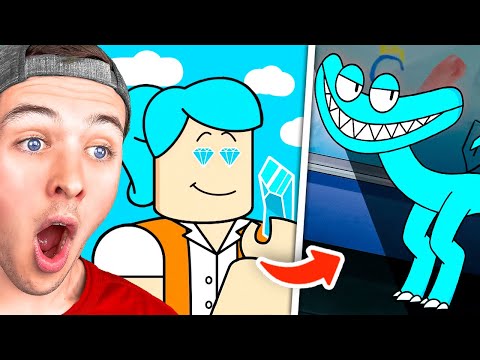 The Origin of CYAN & PINK! (Rainbow Friends)