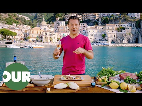 Gino's Beautifully Fresh Tuna Bruschetta On The Amalfi Coast | Gino's Italian Coastal Escape E26
