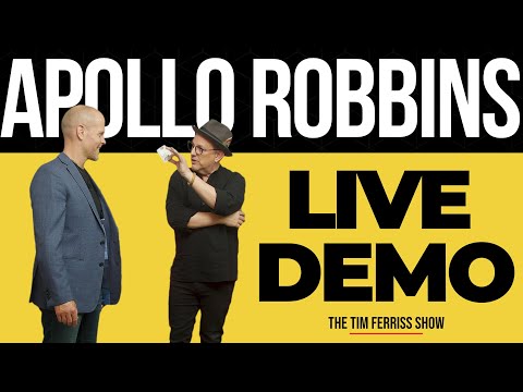 Famous Pickpocket Apollo Robbins Does a Live Demo