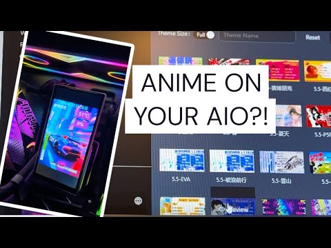 How to Customize the Jungle Leopard Proflow 360 LCD (RPM + Temps + Anime Loop) in Evolvx2 Matrix PC