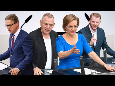Parteipressekonferenzen mit der Linken, CDU, SPD und B'90/Grüne