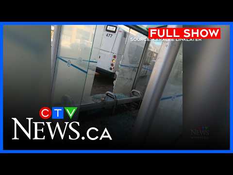 Close call at Winnipeg bus shelter | CTV News Winnipeg at Six for Mar. 11, 2026