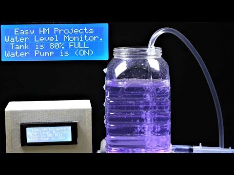 DIY Automatic WATER LEVEL MONITOR System using Arduino (With CODE)
