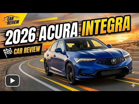 2026 Acura Integra A Spec Manual; A Driver’s Hatchback Balancing Engagement and Practicality
