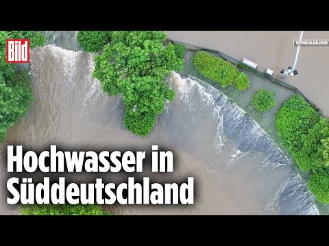 BAYERN: Feuerwehrmann stirbt in den Fluten