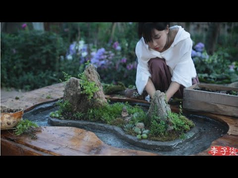 Wine table of winding canal—an exciting by-product of watching TV! 丨Liziqi Channel