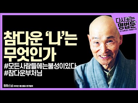 [#다시보는명법문] 참다운 나는 무엇인가_소를 타고 소를 찾고 있는 것  | 큰스님께듣는깨달음의길 청화스님 [자막有]